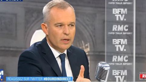 Il reviendra aux filières de trouver leurs portes de sortie du glyphosate, selon François de Rugy (dans Bourdin direct sur BFM TV).
